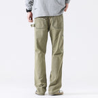 American High Street Vibe Wind Washed Distressed Army Green Jeans Lootquake LLC