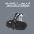 3 In 1 Foldable Wireless Charger Night Light Wireless Charging Station Stonego LED Reading Table Lamp 15W Fast Charging Light Pi-Mart