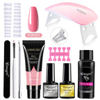 Poly nail Gel Kit With 54W UV Lamp Pi-Mart