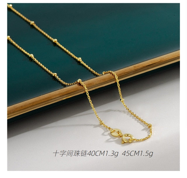 18K Gold Plated Necklaces Pi-Mart