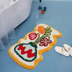 Huahua Bathroom Floor Mat Is Absorbent And Non-slip Pi-Mart