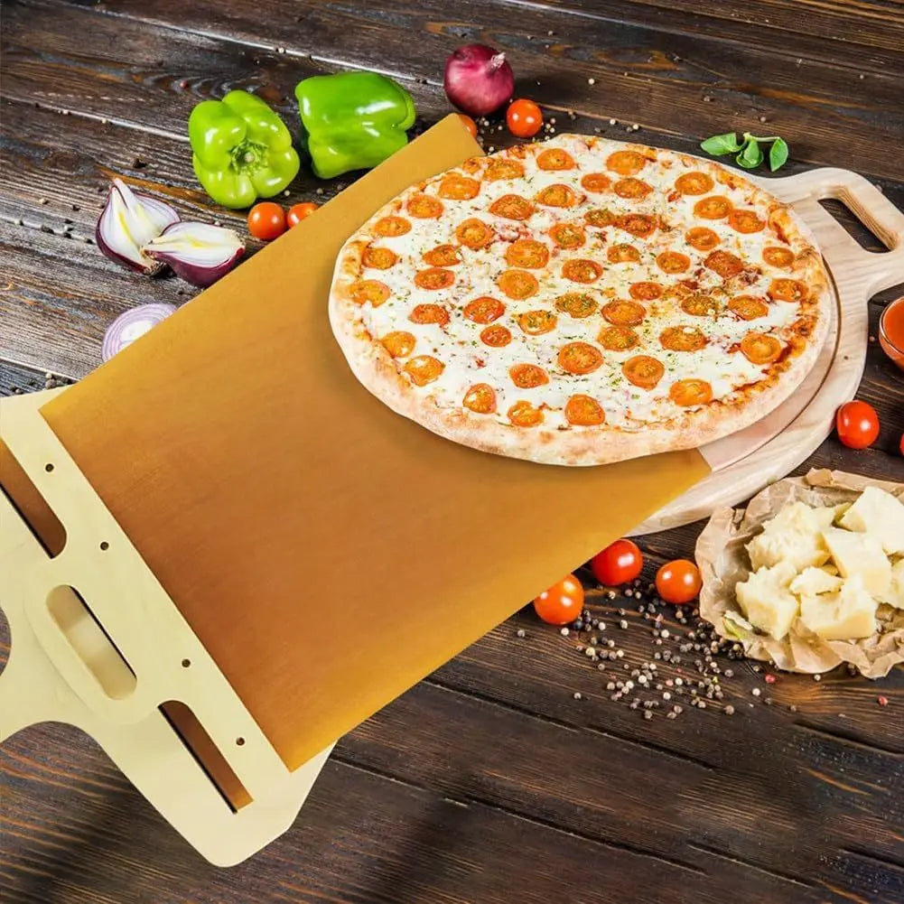 Kitchen Gadgets Sliding Pizza Shovel Non Stick Pizza Smooth Cutting Board Storage Transfer Board Kitchen Baking Tool Pi-Mart