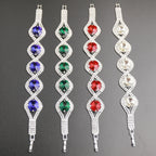 Bridal bracelet earring set