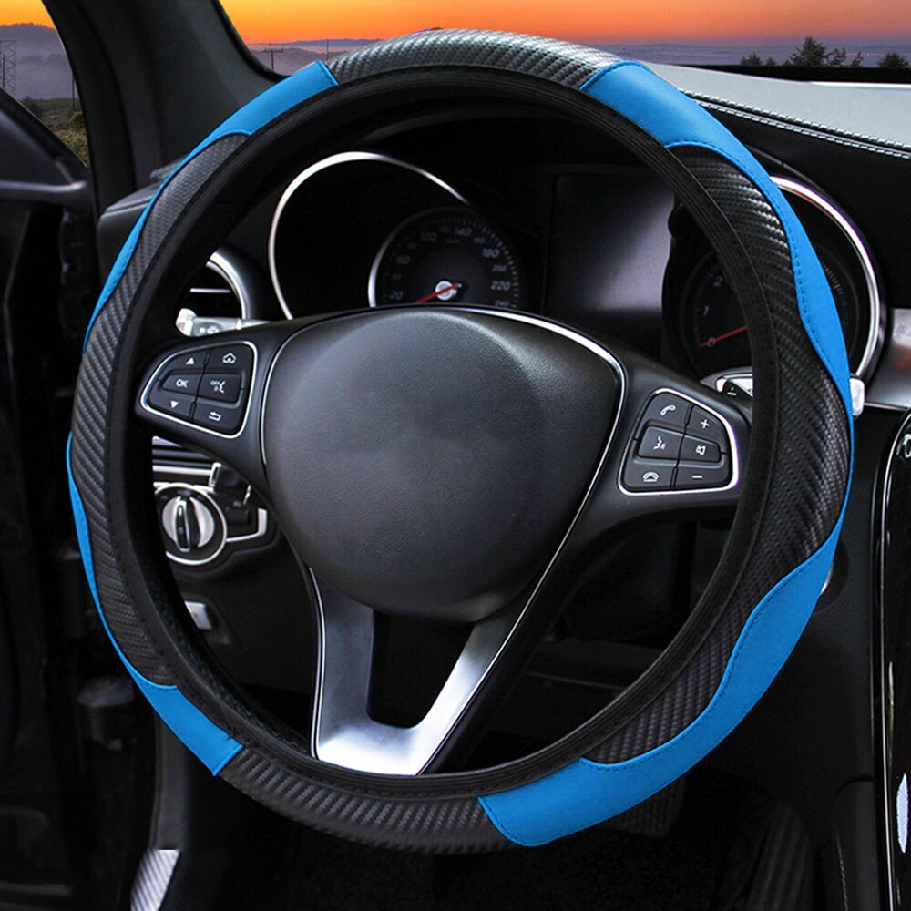 Carbon Fiber Car Steering Wheel Cover - SJB-DIAMOND ELITES