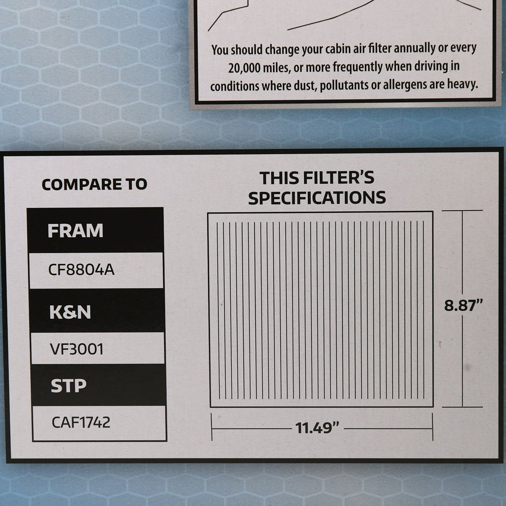 SuperTech Cabin Air Filter 5525, Replacement Air/Dust Filter for GM EasyOptionXY LLC