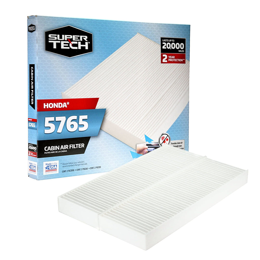 SuperTech Cabin Air Filter 5765, Replacement Air/Dust Filter for Honda EasyOptionXY LLC