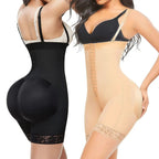 High Waisted Body Pants Crotch Zipper Tummy Lifting Pants Waist Trimming Shapewear Bodysuit Enhancement - SJB-DIAMOND ELITES