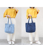 Denim handbag Pi-Mart