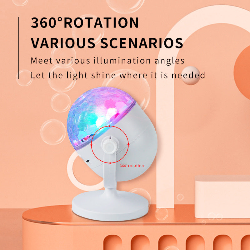 Colorful Magic Ball Bluetooth Music Lights Atmosphere Projection Lamp Pi-Mart