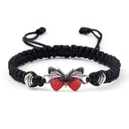 Couple Butterfly Buckle Braided Bracelet Pi-Mart