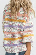 Contrast Stripes Long Sleeve Sweater | Femstylo - SJB-DIAMOND ELITES