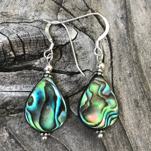 Female Fashion Creative Abalone Shell Water Drop Earrings Pi-Mart
