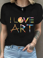 Women's Printed Short Sleeved Shirt - SJB-DIAMOND ELITES