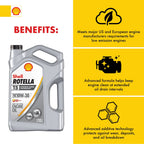 Shell Rotella T5 Synthetic Blend 10W-30 Diesel Engine Oil, 1-Gallon, 3 Pack Case