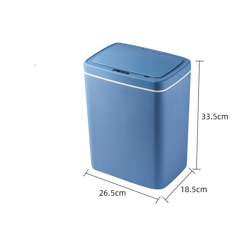 A New Generation Of Smart Induction Household Kick Mute Lid Trash Can Pi-Mart