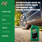 Quaker State Conventional Synthetic Blend 10W-40 Motor Oil, 1 Quart EasyOptionXY LLC