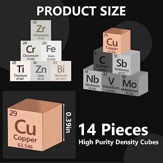 Metal Element Cube High Purity, Periodic Table Of Elements Collection For Element Collections Hobbies, Pure Tungsten Cube, Iron, Aluminum, Bismuth, - SJB-DIAMOND ELITES