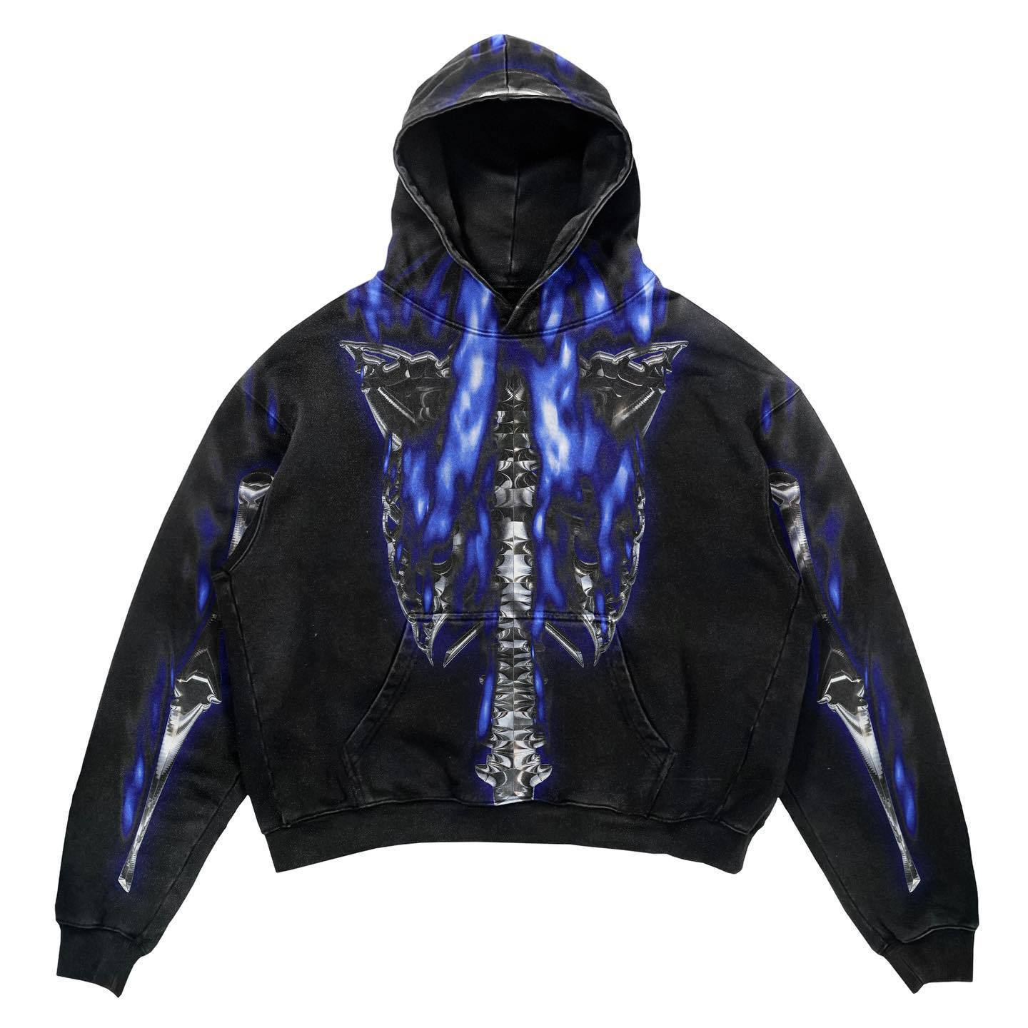 Zip Hoodie Long Sleeve Men's And Women's Sweatshirt Pi-Mart
