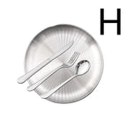Thickened Stainless Steel Steak Knife And Fork Set Pi-Mart