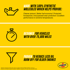 Pennzoil Platinum High Mileage Full Synthetic 5W-30 Motor Oil, 1 Quart EasyOptionXY LLC