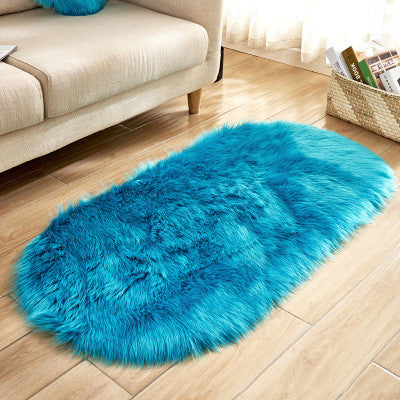 Oval wool-like carpet Pi-Mart
