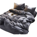 Water pure cotton 4-piece bedding sheet quilt cover cotton set Pi-Mart