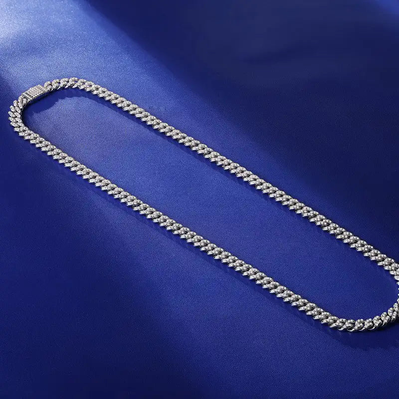 Life Convention Luxury Fashion Mossan Diamond S925 Silver Necklace