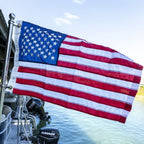 Sewn 12"x18" American Flag for Boats, Docks, Patios and Pools EasyOptionXY LLC