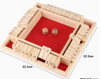 Deluxe Shut The Box Board Game Pi-Mart
