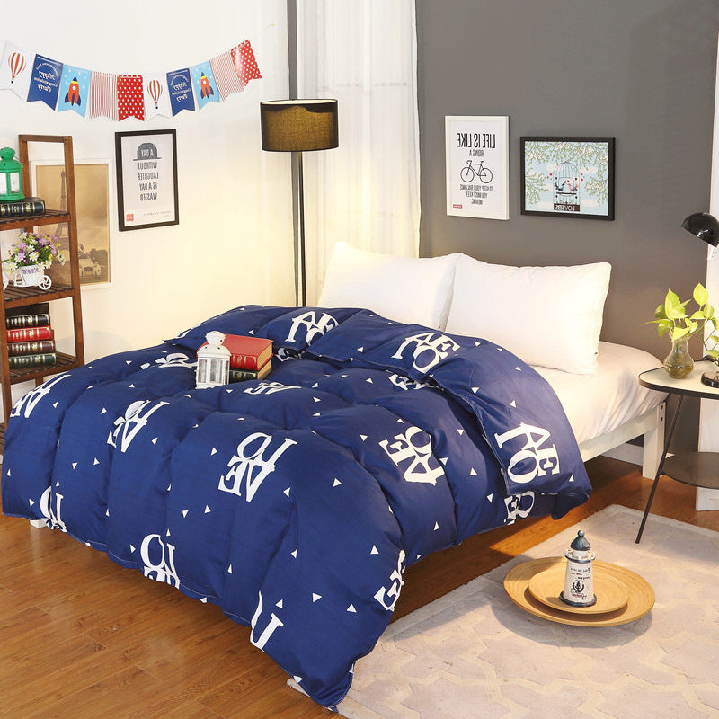 Removable Washable Double Bed Student Dormitory Quilt Winter Quilt Cotton Pi-Mart