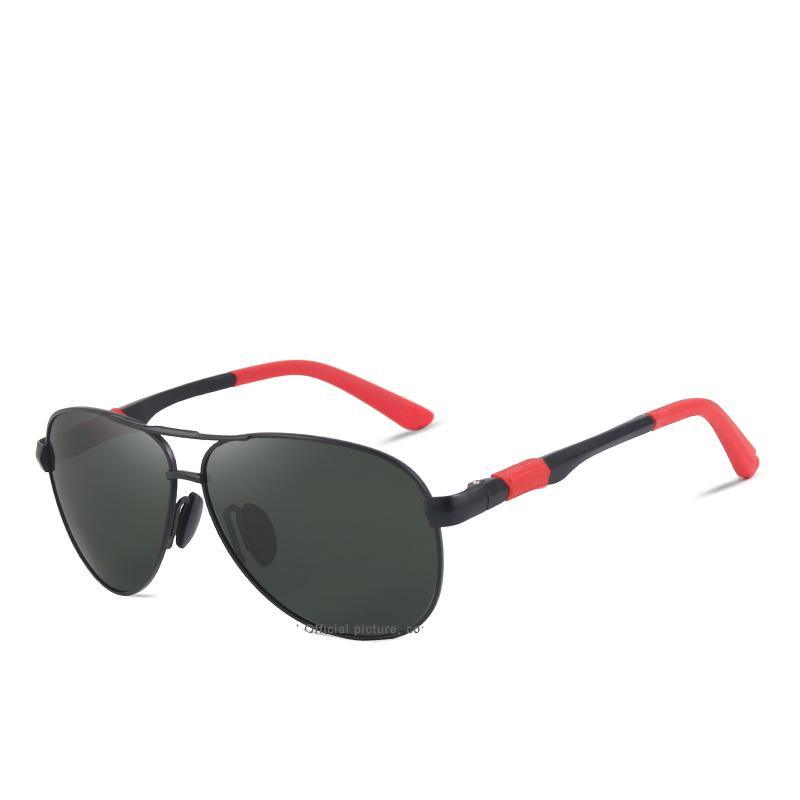 Men 100% Polarized Aluminum Alloy Frame Sunglasses  In Elegant Retro Classic Men's Driving Pilot  Style - SJB-DIAMOND ELITES