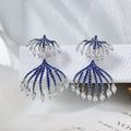 Fashion Smart Sea Jellyfish Tassel Earrings Pi-Mart
