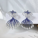 Fashion Smart Sea Jellyfish Tassel Earrings Pi-Mart