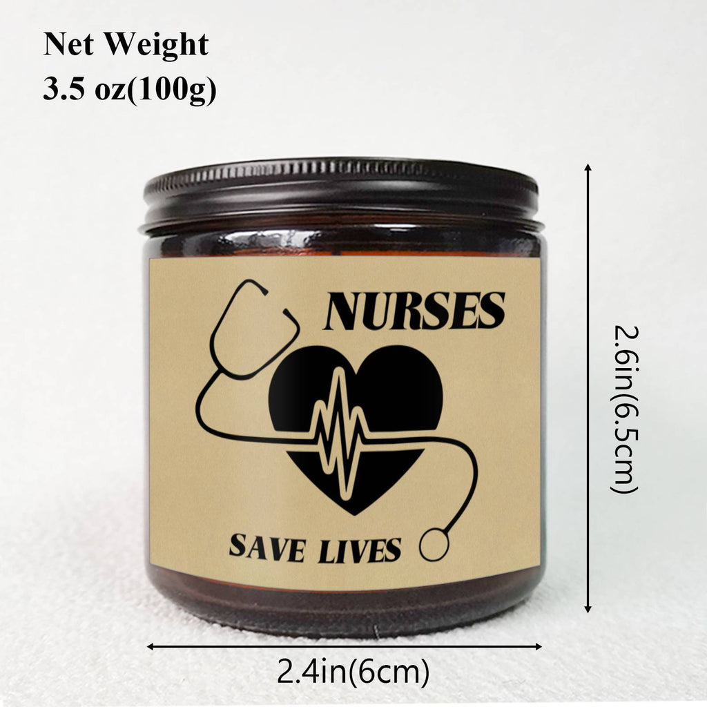 Lavender Scented Candle 5.3oz - Perfect Nursing Appreciation Gift for Men & Women, Ideal for Nurse Practitioners, Paramedics, Students - Unique Present for Birthdays, Thanksgiving, Graduation Lootquake LLC