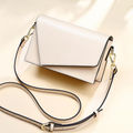 Genuine leather women's messenger bags geometric shape small square bag shoulder purse crossbody - SJB-DIAMOND ELITES