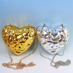Heart Shaped Mini Purse – Elegant Acrylic Pericardium Chain Clutch, Perfect for Parties, Proms, Weddings, and Evening Out – Stylish Dinner Bag - SJB-DIAMOND ELITES