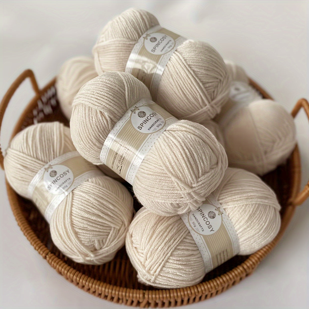 6pcs 4 Layers Hand-woven Crochet Yarn, Soft And Comfortable, 100% Acrylic Yarn, Suitable For DIY Crocheting And Knitting Scarf, Sweater, Shawl, Blanket, 1.76oz/pc