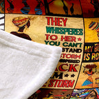 Soft & Cozy African American Heritage Flannel Throw Blanket - Perfect Birthday, Christmas, Or Holiday Gift For Family Lootquake LLC