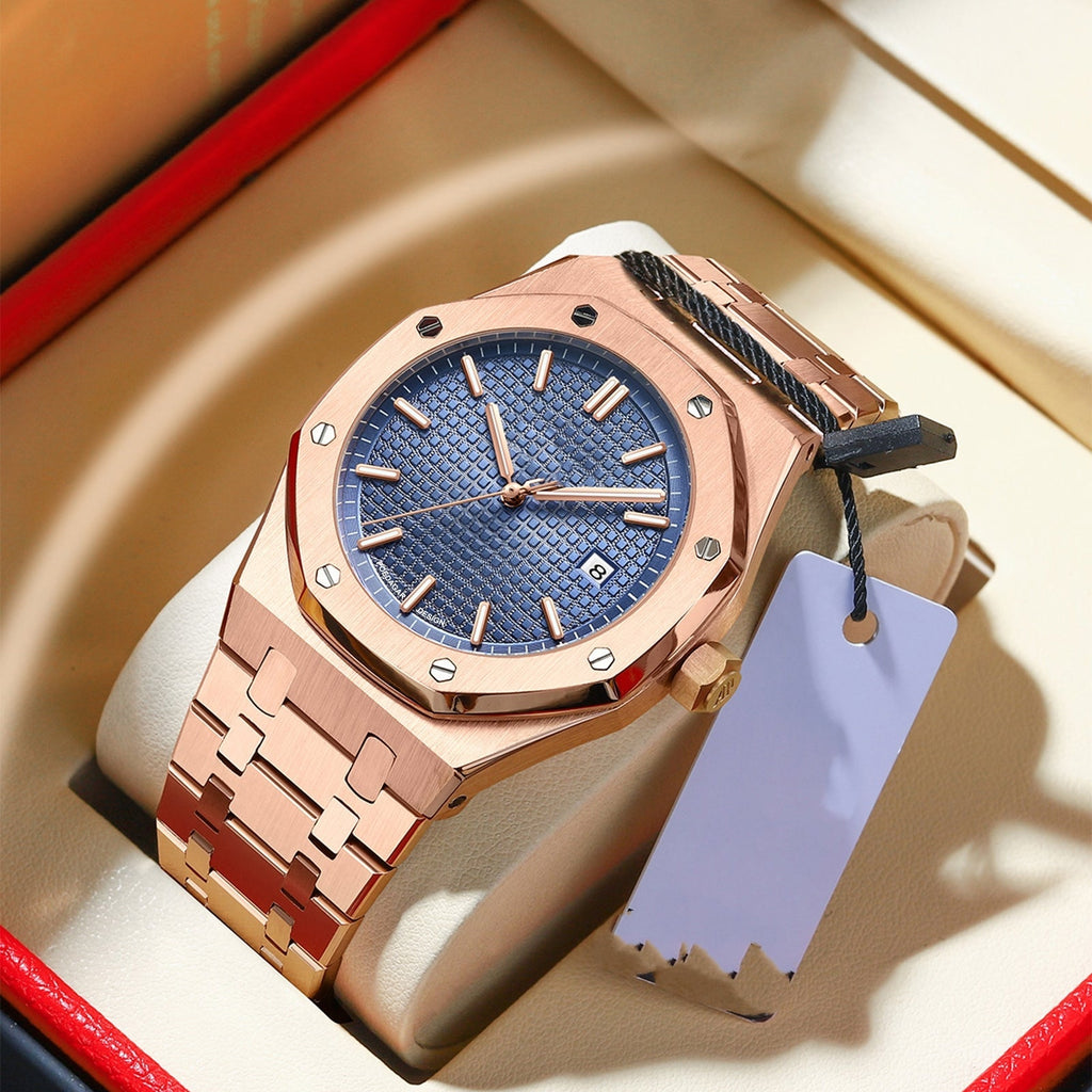 Waterproof Fashion Business Trend Luminous Calendar Watch Pi-Mart