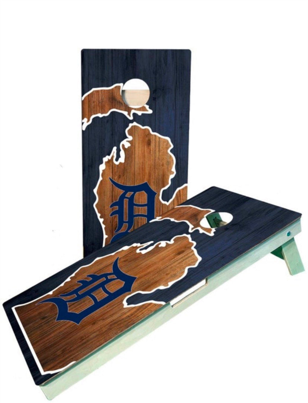 Detroit Baseball Cornhole Boards - SJB-DIAMOND ELITES