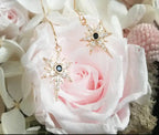 Gold-Plated Zircon Devil Eye and Star Cross Necklaces Lootquake LLC