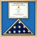 Air Force Flag and certificate Display case. The Military Gift Store