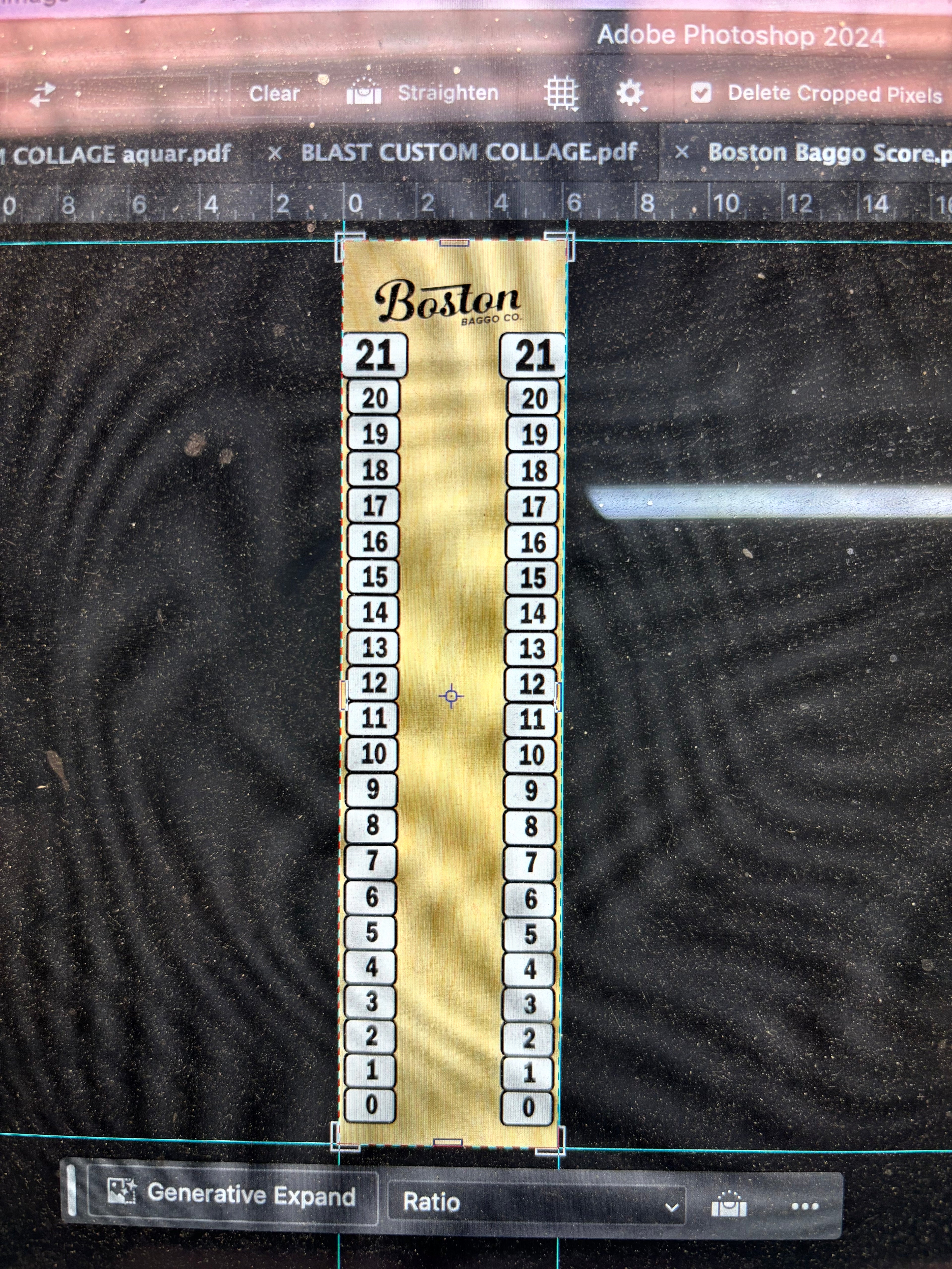 Special order double sided score - SJB-DIAMOND ELITES