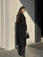 Pre-Order. Re-Stock Ships February 2026. Astoria Classic Wraparound Wool Blend Overcoat - SJB-DIAMOND ELITES