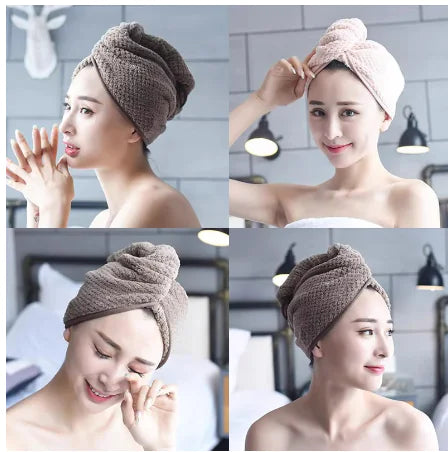 SwiftDry Hair Towel Wrap Pi-Mart