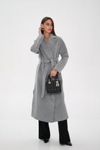 Pre-Order. Re-Stock Ships February 2026. Cambridge Comfort Wraparound Wool Cashmere Coat - SJB-DIAMOND ELITES