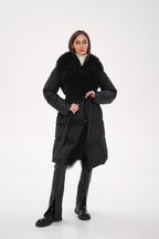 Genuine Lama Fur Premium Down Coat - SJB-DIAMOND ELITES