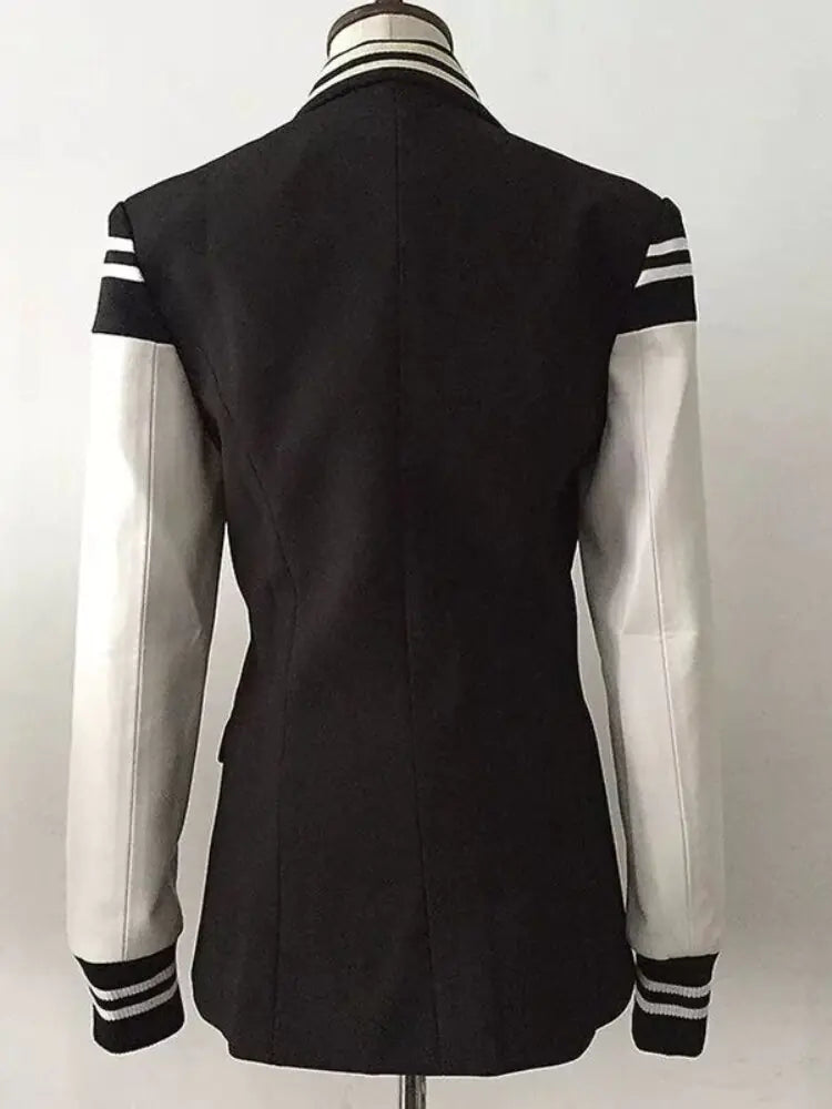 Leather Blazer Jacket Pi-Mart