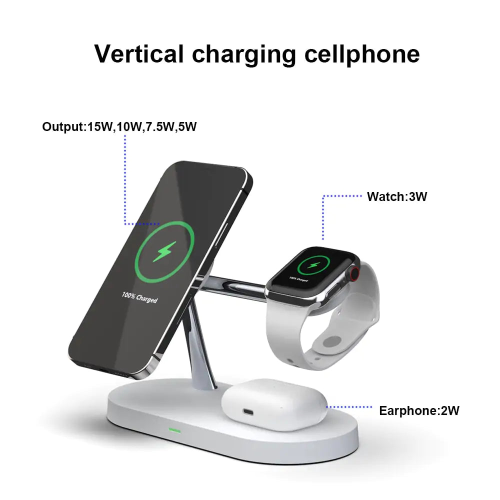 3-in-1 Wireless Magsafe Charger Stand Pi-Mart