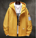 Men's Hooded Jacket - Trendy Hong Kong Style